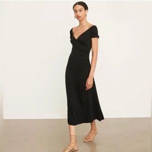 Vince Women's Off Shoulder Wrap Dress Size Small